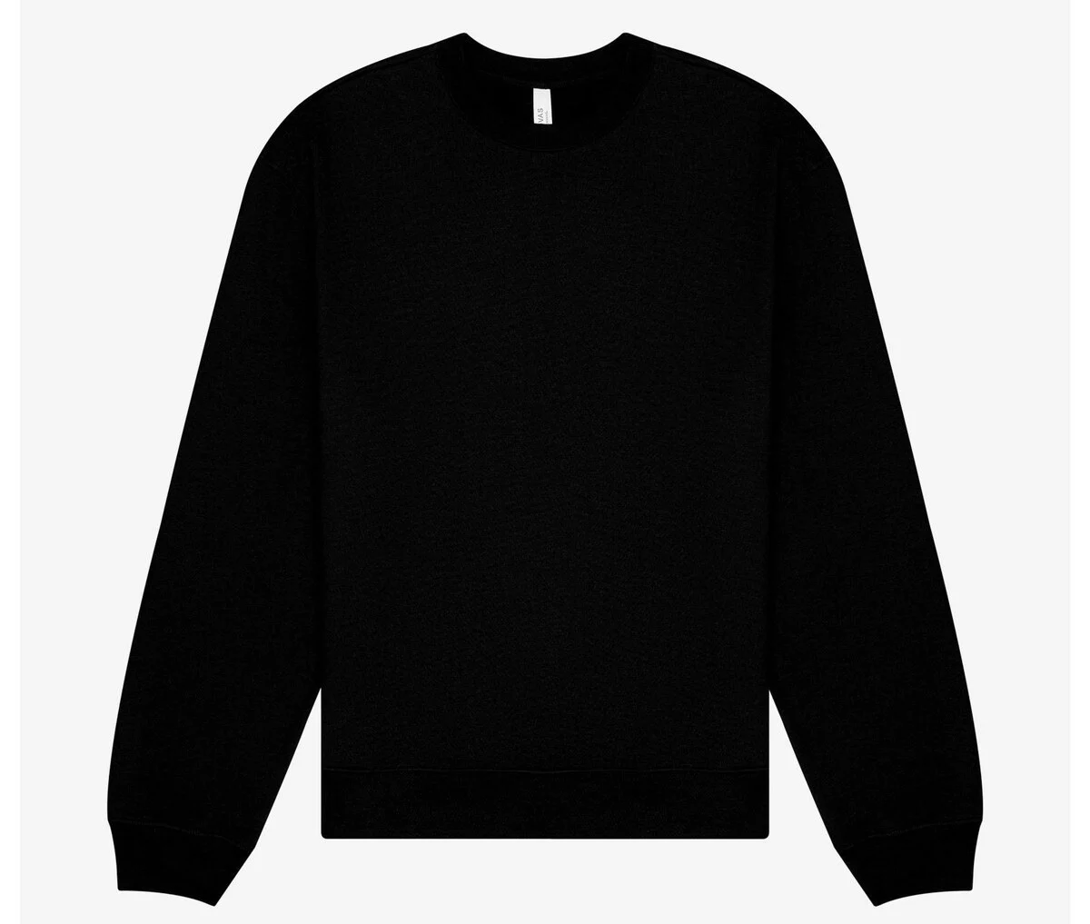 Bella+Canvas BE4711 Unisex Heavy Crewneck Sweater – Black