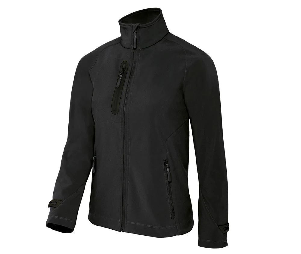 B&C BC664 Softshell Jas Dames – Black