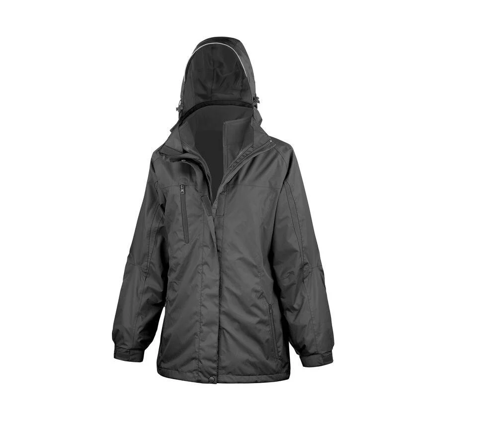 Result RS400F 3-in-1 Parka Dames – Black