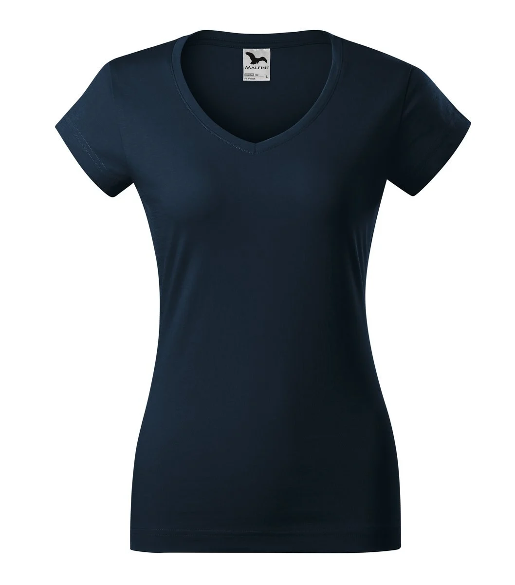 Malfini 162 T-shirt V-hals Dames – Zee Blauw