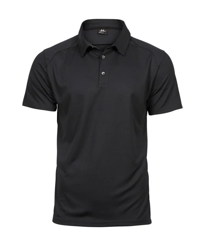 Tee Jays TJ7200 Luxe Sportpolo Heren – Black