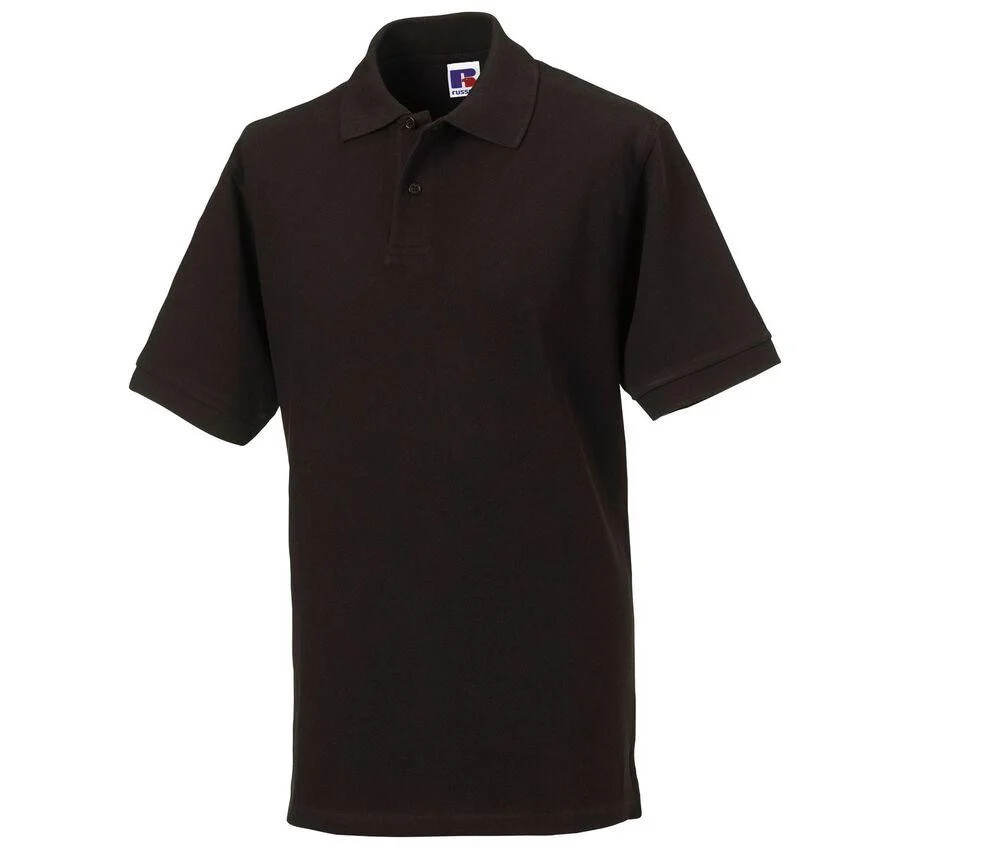 Russell JZ569 Klassieke Katoenen Polo – Black