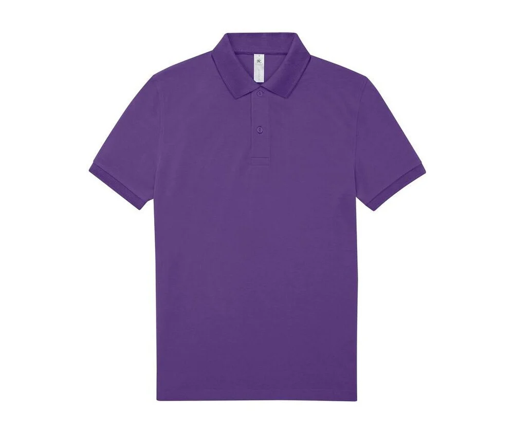 B&C BCU424 Fijne Piqué Polo – Meta Lilac