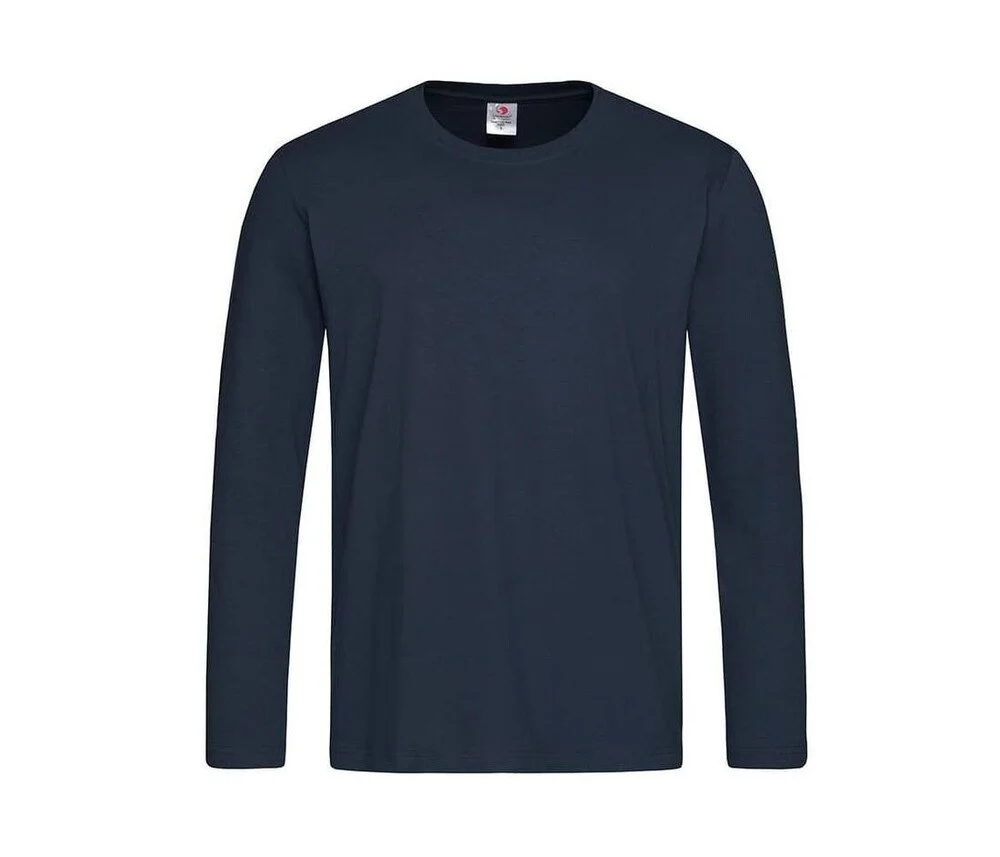 Stedman ST2500 T-shirt Lange Mouwen Heren – Blauwe Middernacht