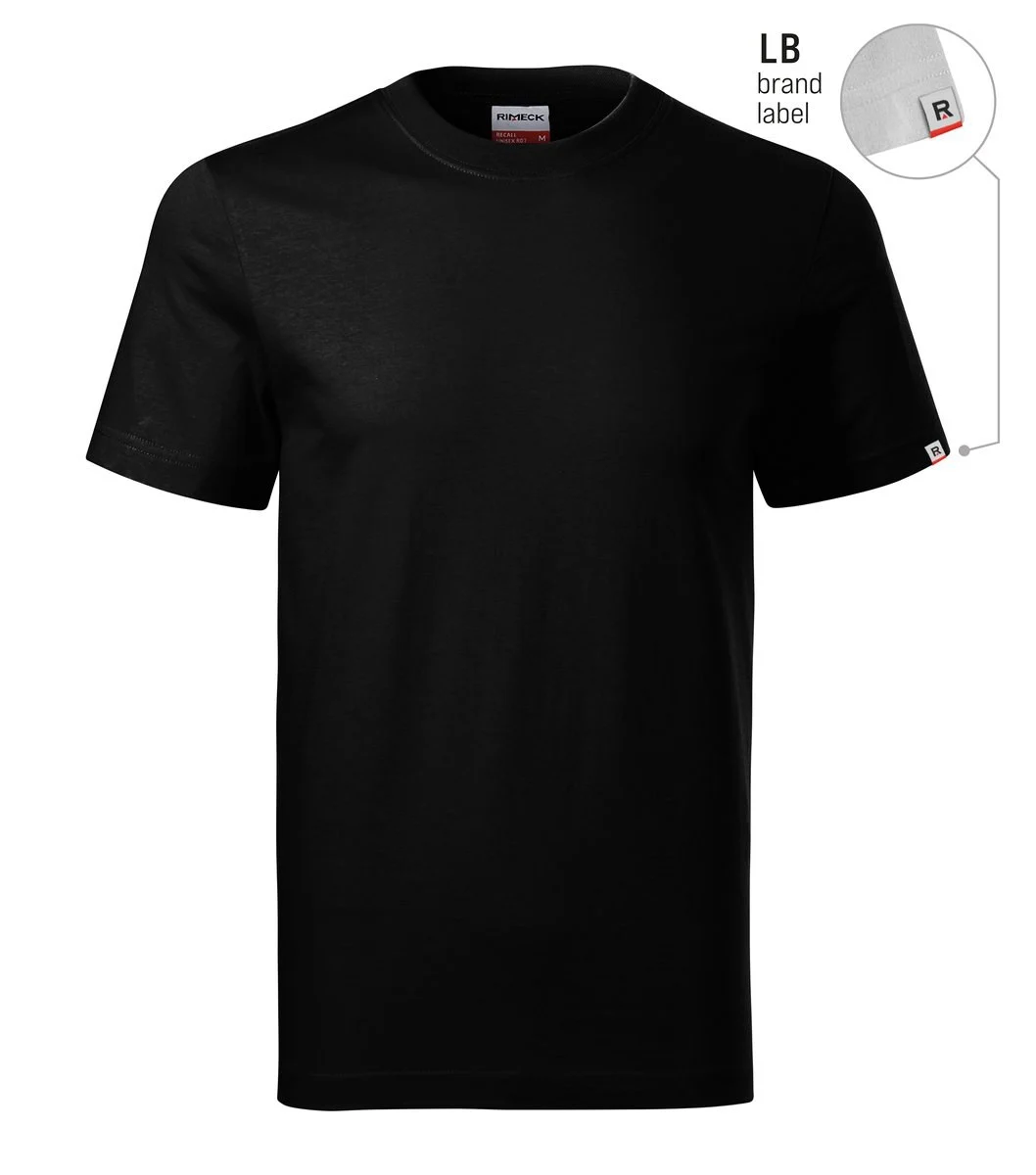 Rimeck R07 T-shirt – zwart 01 (merklabel)
