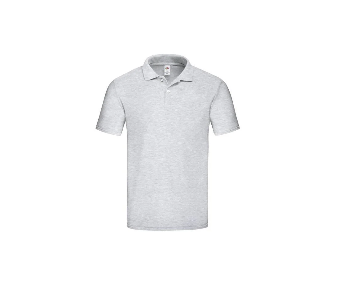 Fruit of the Loom SC282 Katoenen Polo – Heather Grey