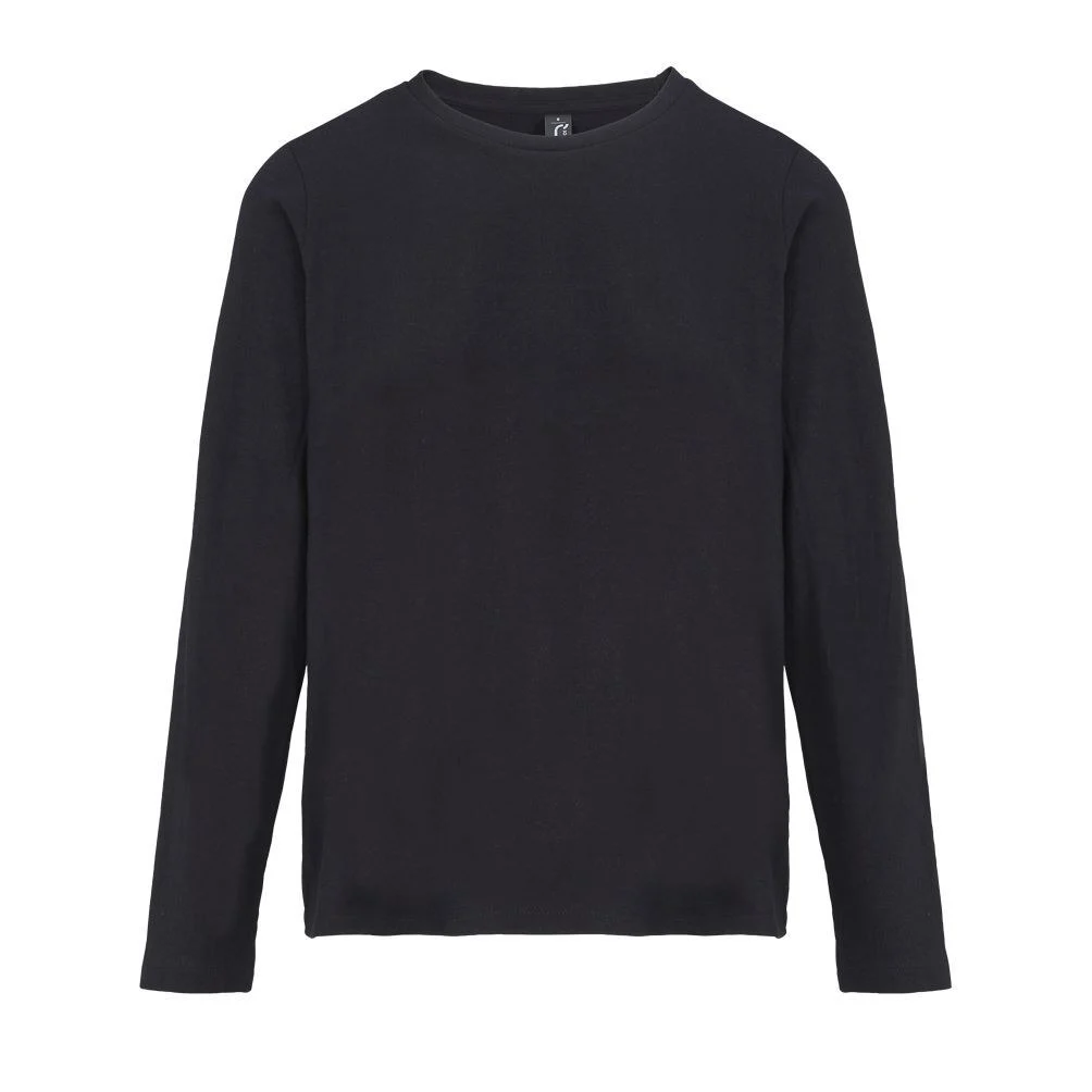 SOL'S 04443 Monarch T-shirt Lange Mouwen Dames – Diepzwart