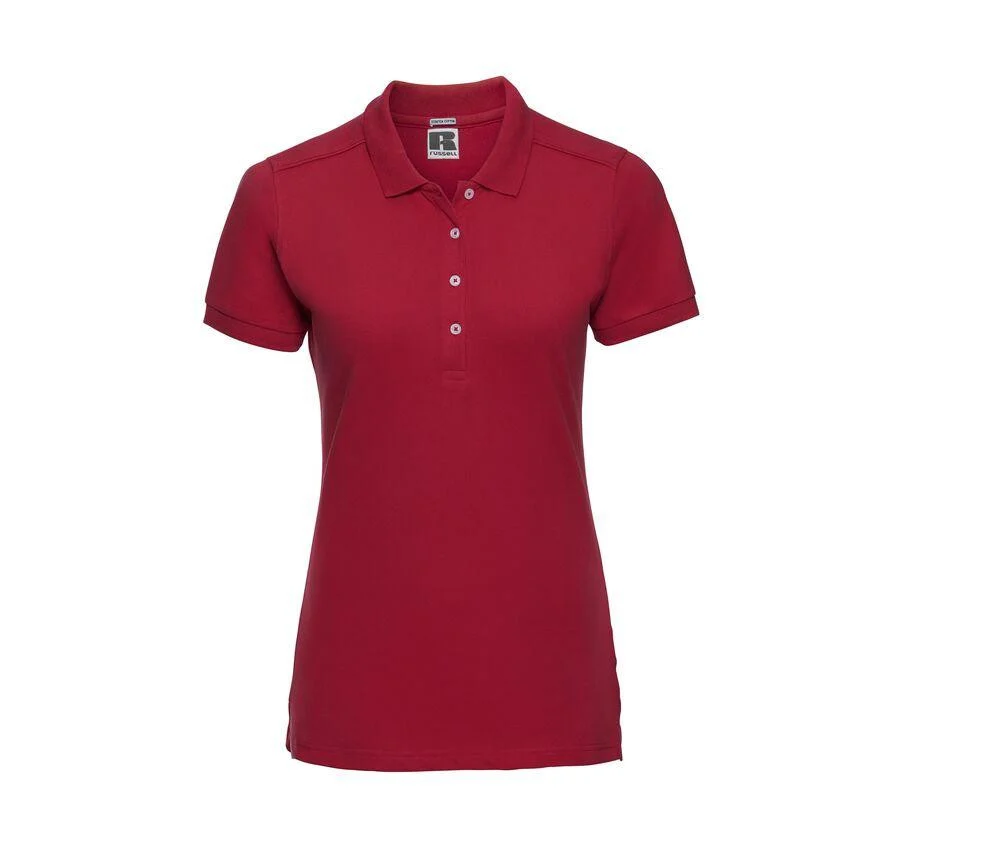 Russell JZ565 Stretch Polo Dames – Classic Red