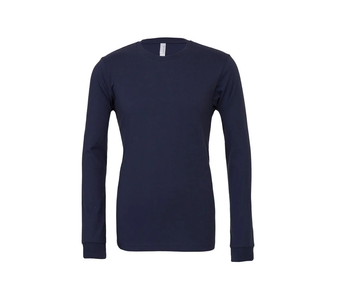Bella+Canvas BE3501 T-shirt Lange Mouwen – Navy