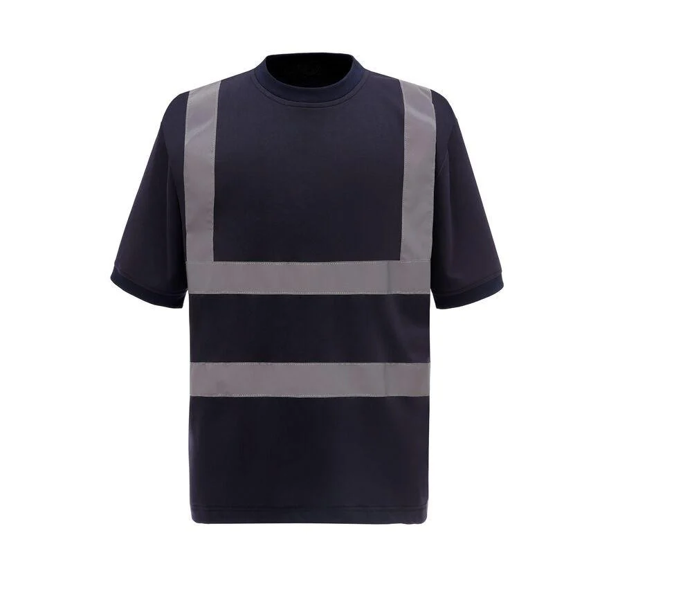 Yoko YK410 T-shirt Hoge Zichtbaarheid – Navy