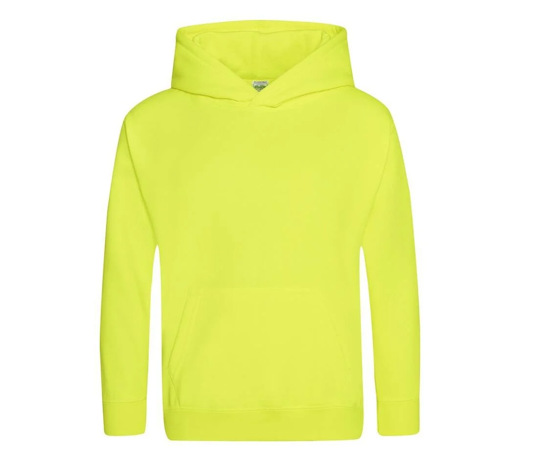 AWDIS JH004J Electric Kinderhoodie – Electric Yellow