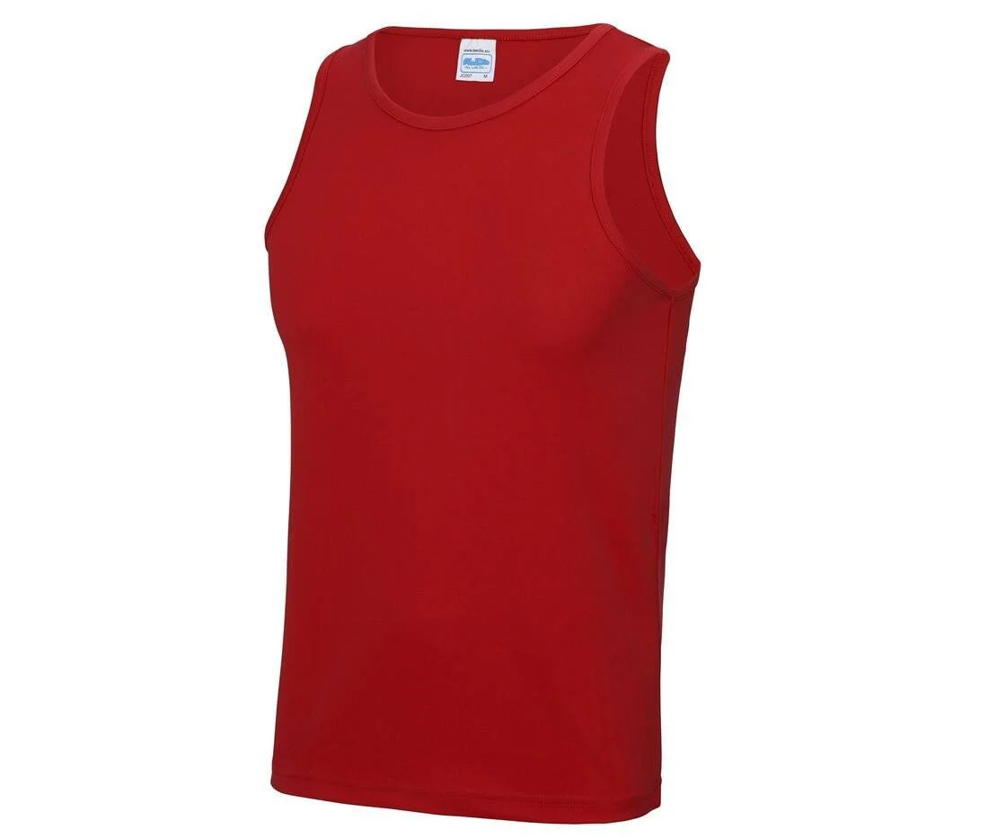 Just Cool JC007 Cool Sporttanktop – Fire Red