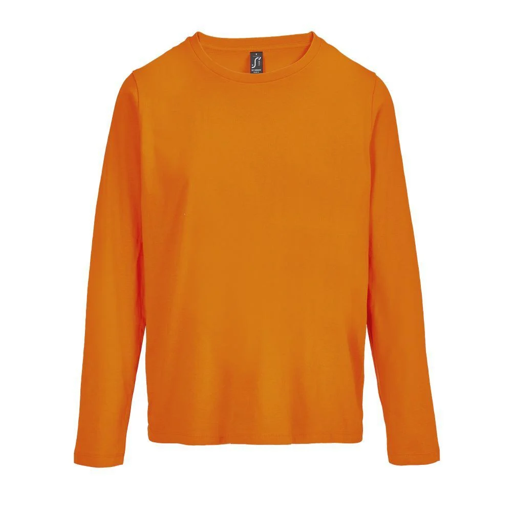 SOL'S 04443 Monarch T-shirt Lange Mouwen Dames – Oranje
