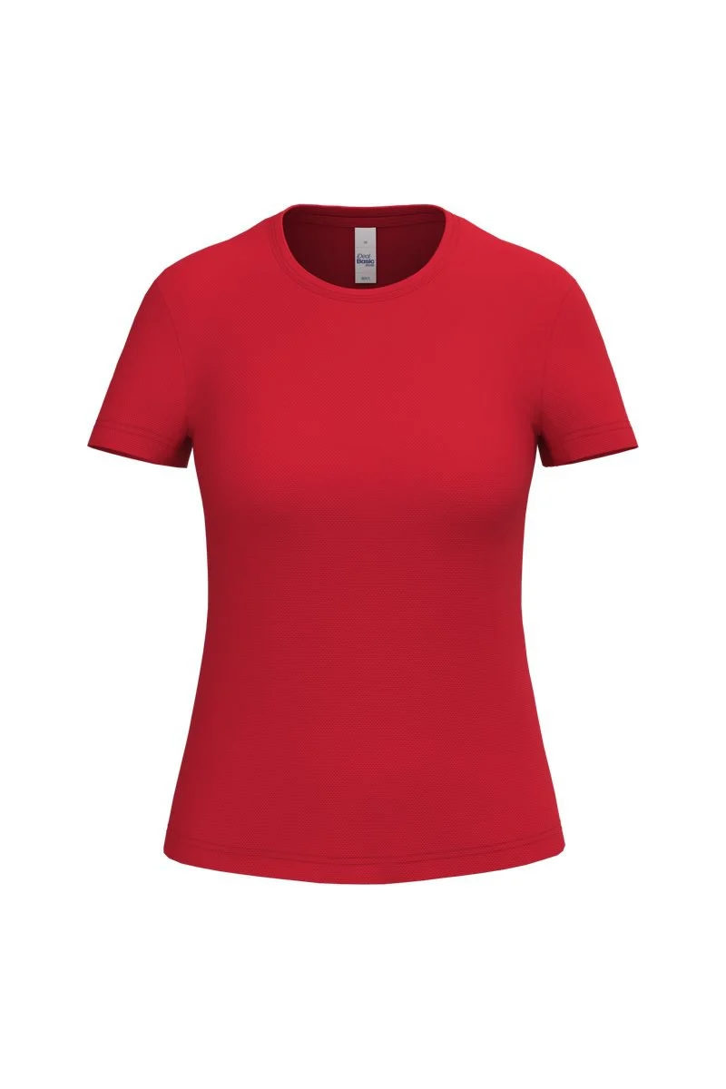 iDeal Basic Brand IB301 Mercury Sport T-shirt Dames – Ideal Red