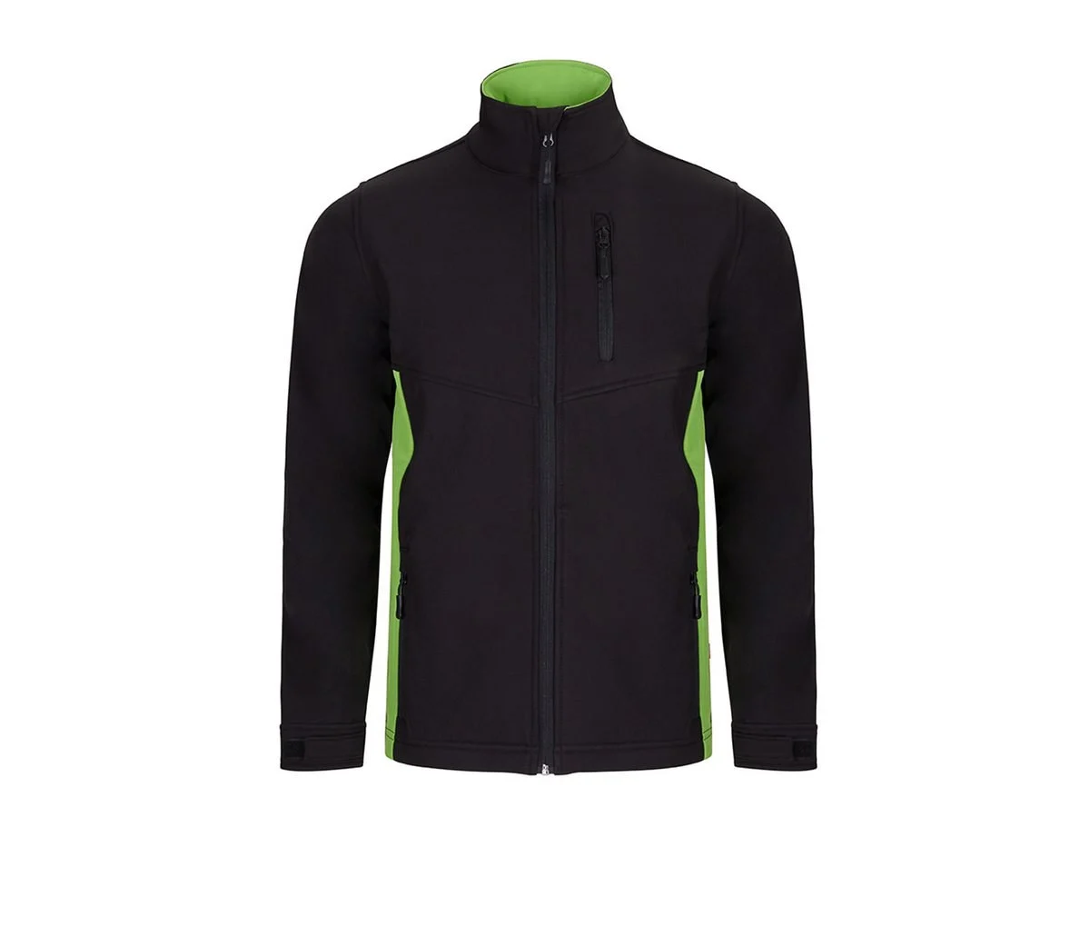 Velilla V1064 Tweekleurige Softshell Jas – Black / Lime