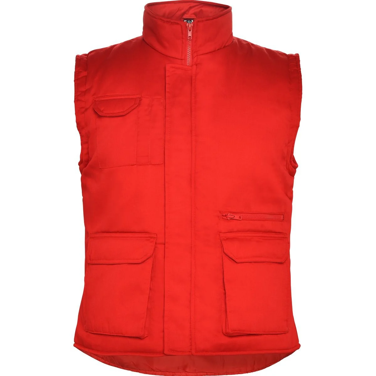 Roly CC5067 Almanzor Multi-pocket Gewatteerde Werkbodywarmer Heren – Red