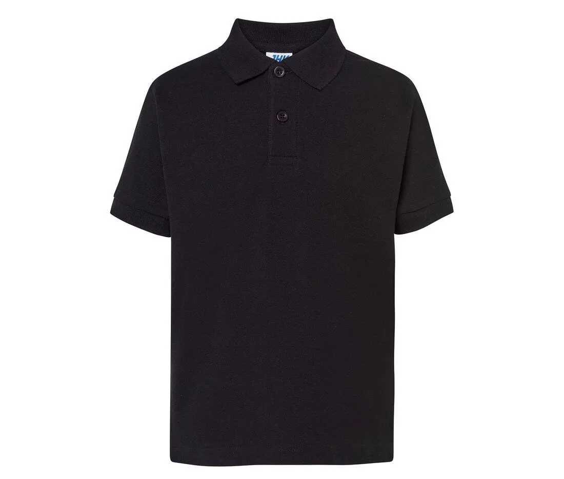 JHK JK210K Piqué Kinderpolo – Black