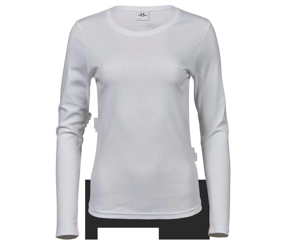 Tee Jays TJ590 Interlock T-shirt Lange Mouwen Dames – White