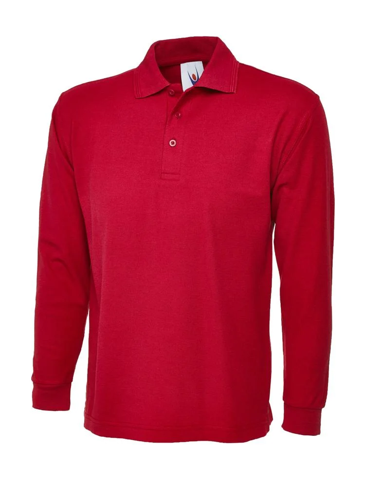 Radsow by Uneek UC113 Polo Lange Mouwen – Rood
