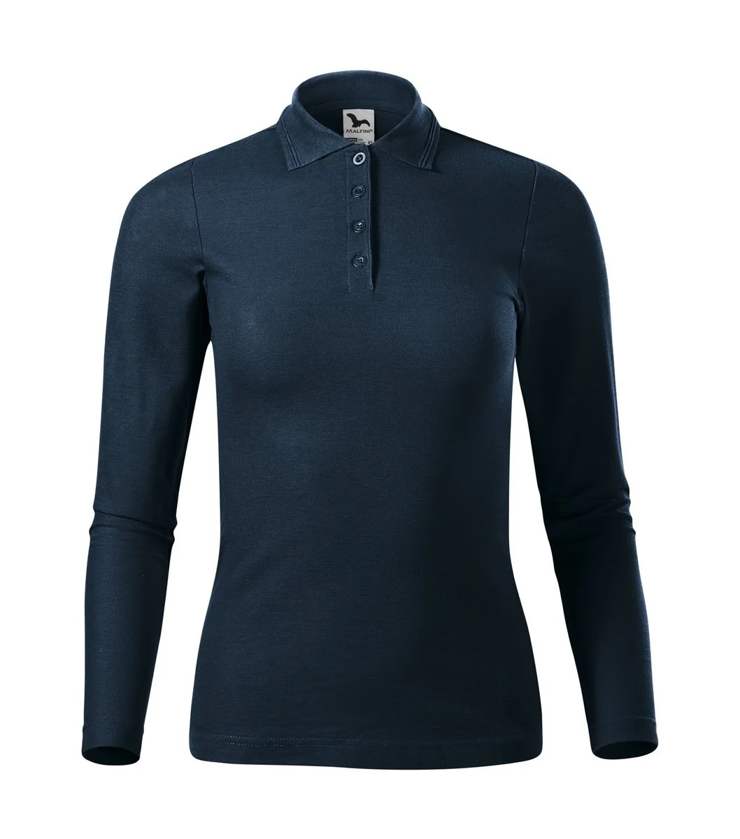 Malfini 231 Polo Lange Mouwen – Marineblauw
