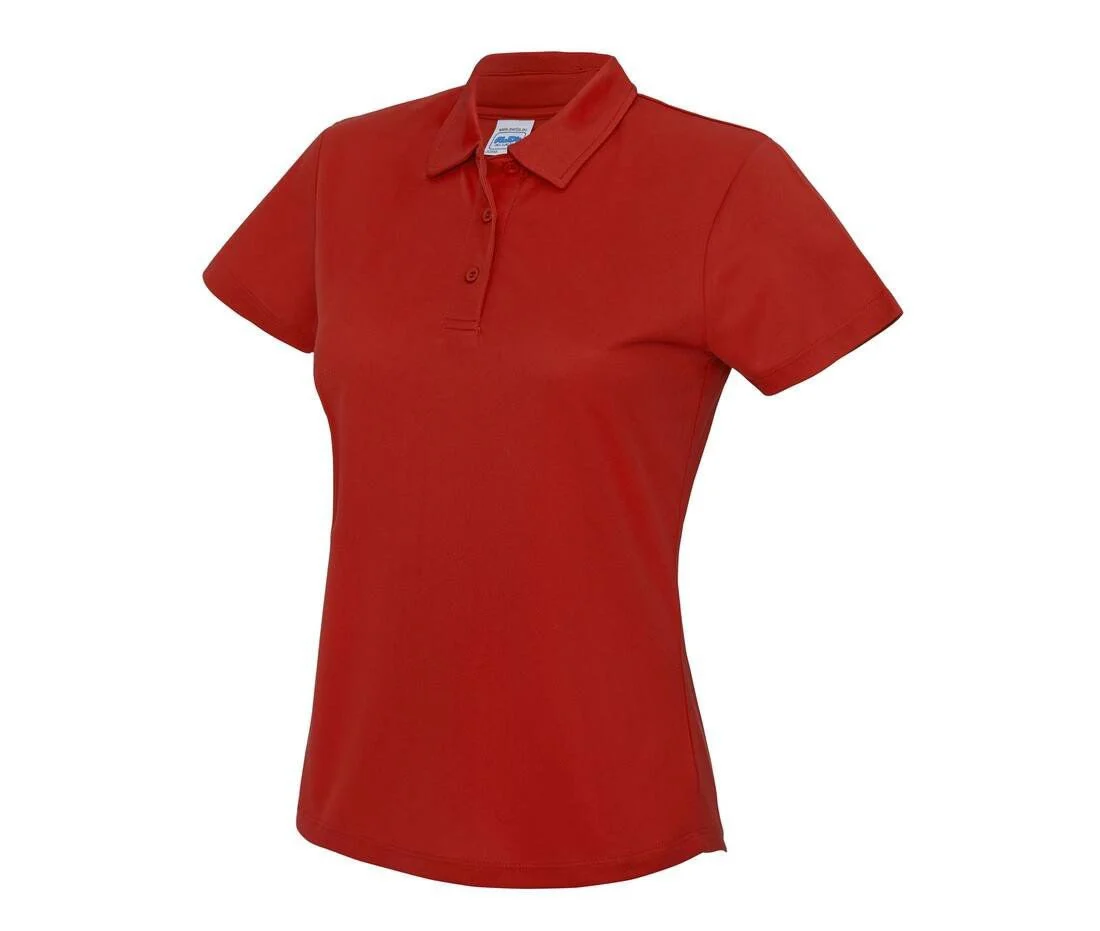 Just Cool JC045 Cool Polo Dames – Fire Red