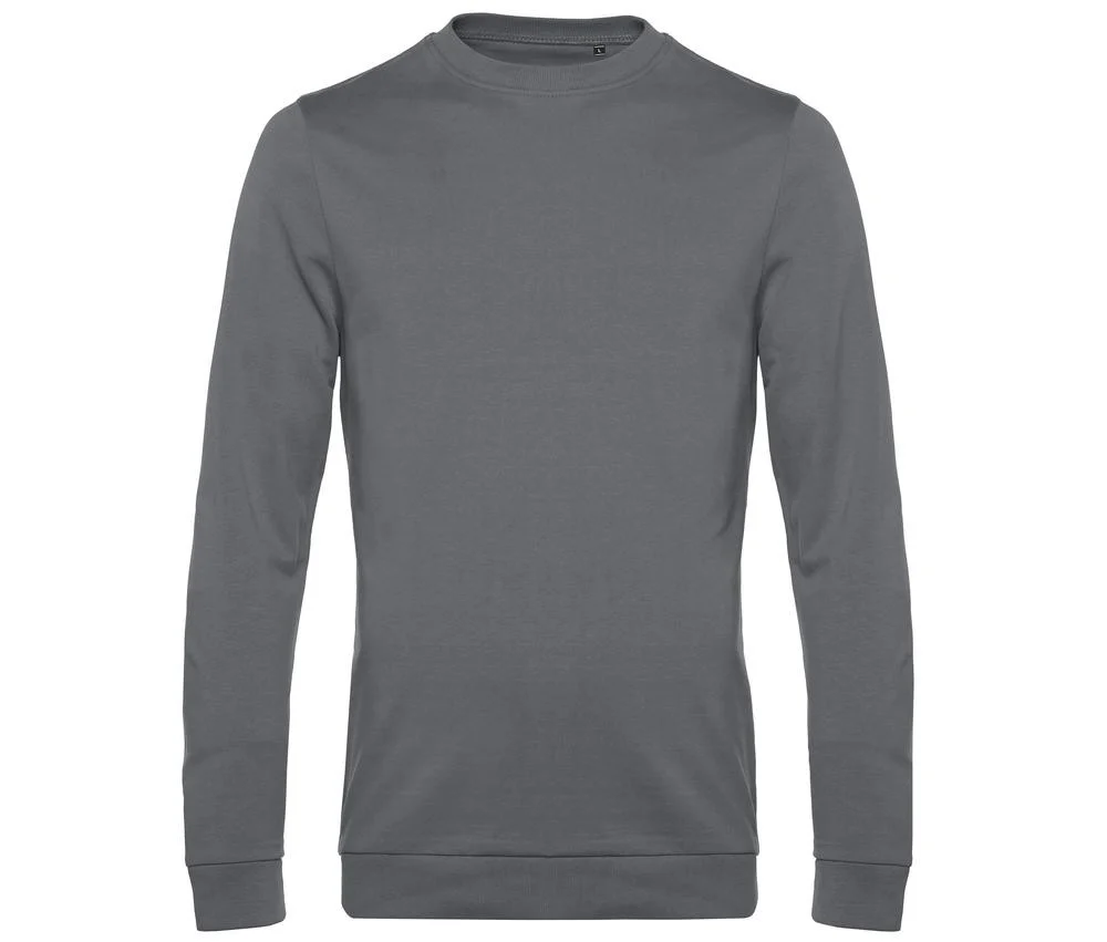 B&C BCU01W Sweater – Elephant Grey