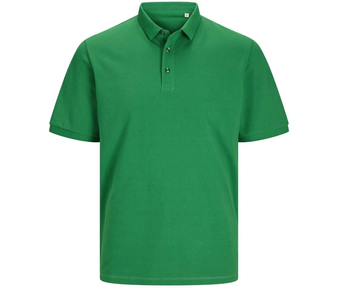Jack & Jones JJ7556 Polo in Biologisch Katoen – Jolly Green