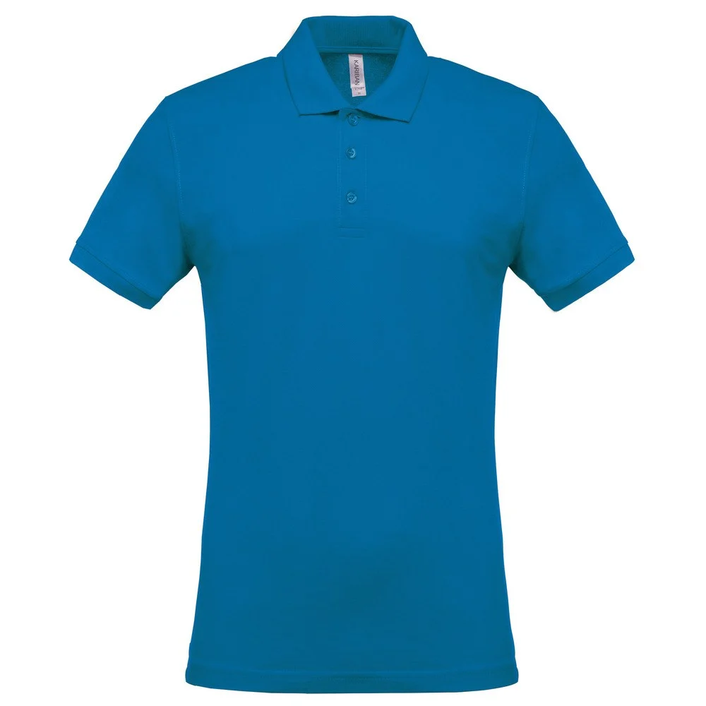 Kariban K254 Polo Heren – Tropisch Blauw