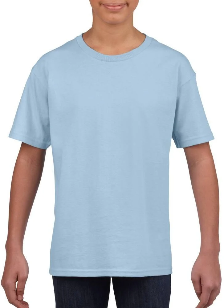 Gildan GN649 Softstyle Kinder T-shirt – Light Blue