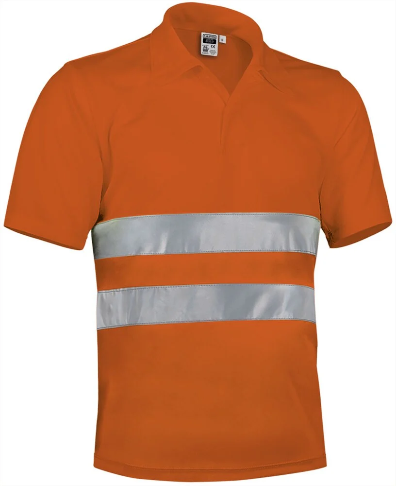 Valento POVABUI Build Hi-Vis Polo – Fluor oranje