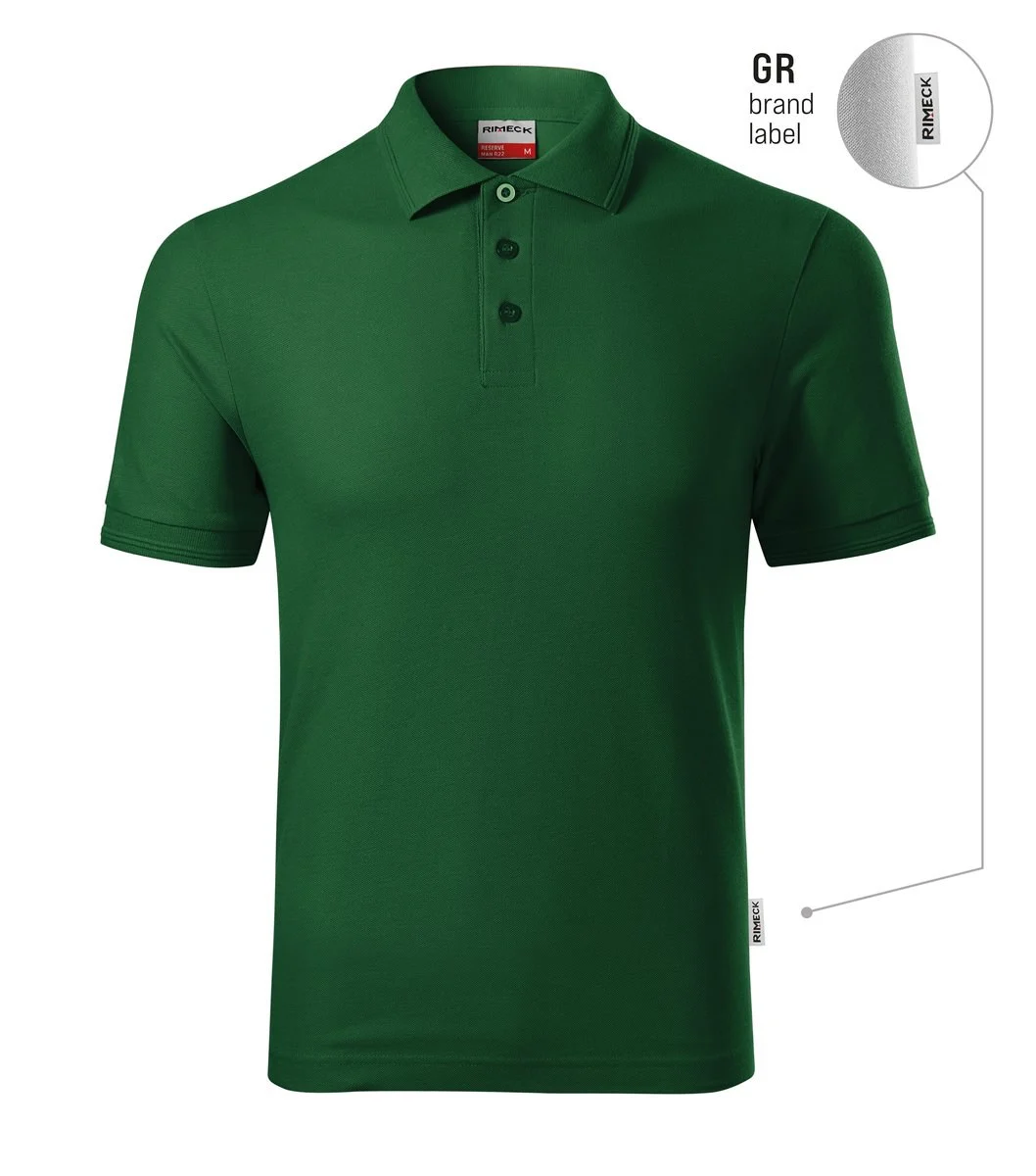 Rimeck R22 Reserve Polo – flesgroen 06 (merklabel)