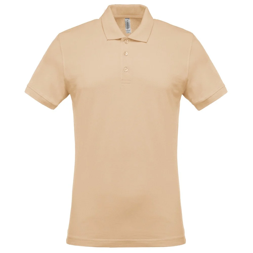 Kariban K254 Polo Heren – Licht zand