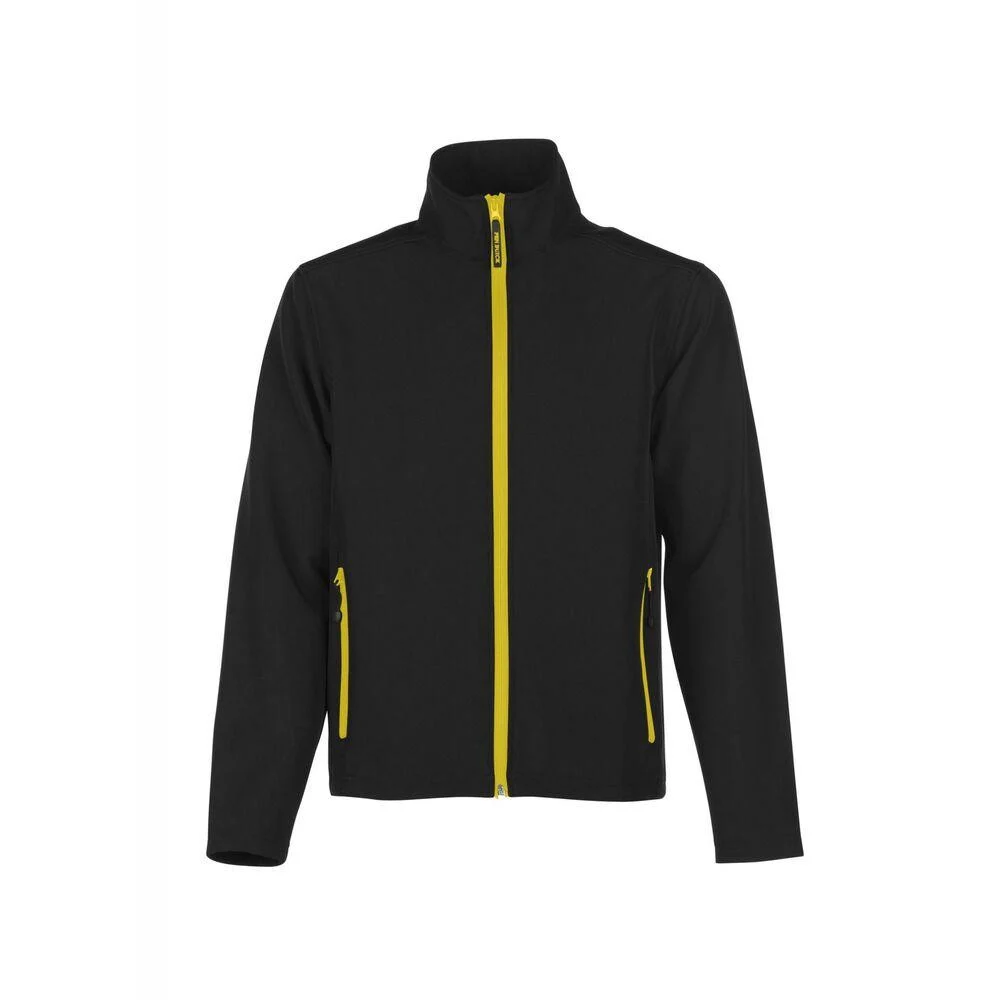 Pen Duick PK776 Magellan Softshell Jas Heren – Black/Gold