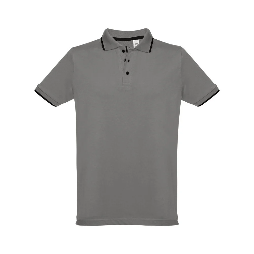 Egotier 30137 Tweekleurig Polo Heren – Grijs