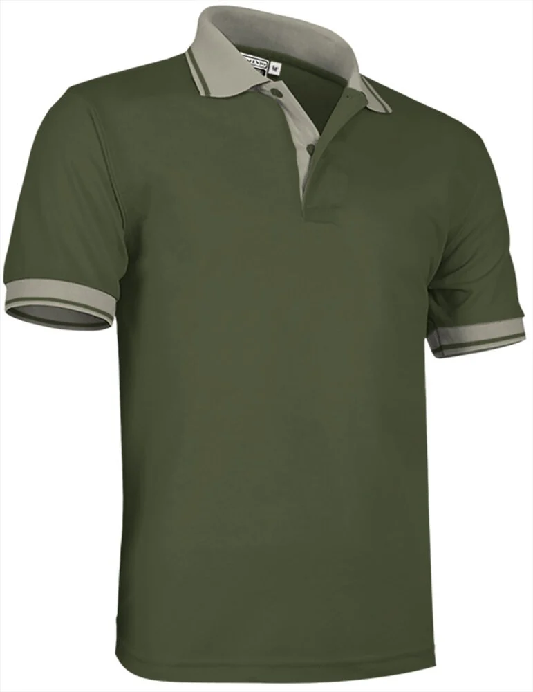 Valento POVACOM Combi Polo – military green-sand beige