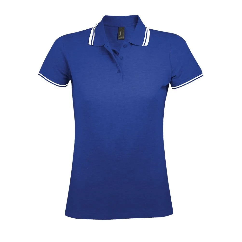 SOL'S 00578 Pasadena Polo Dames – Koninklijk / Wit