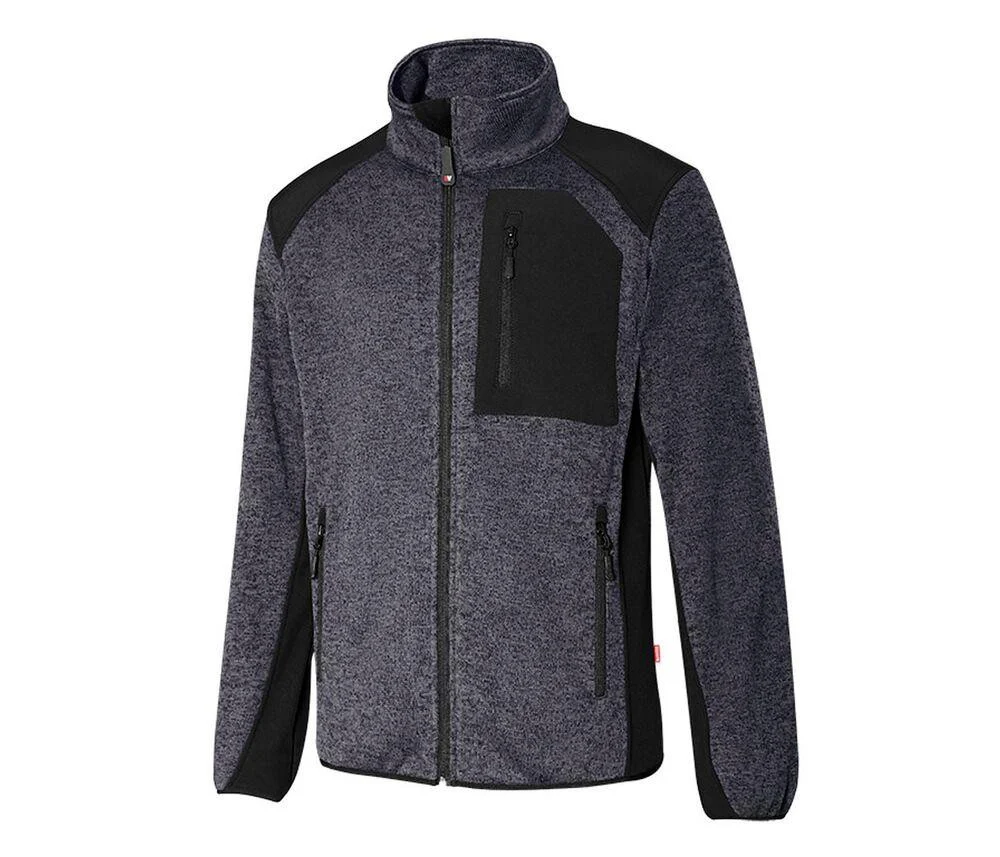 Velilla V6008 Fleecejas – Grey / Black