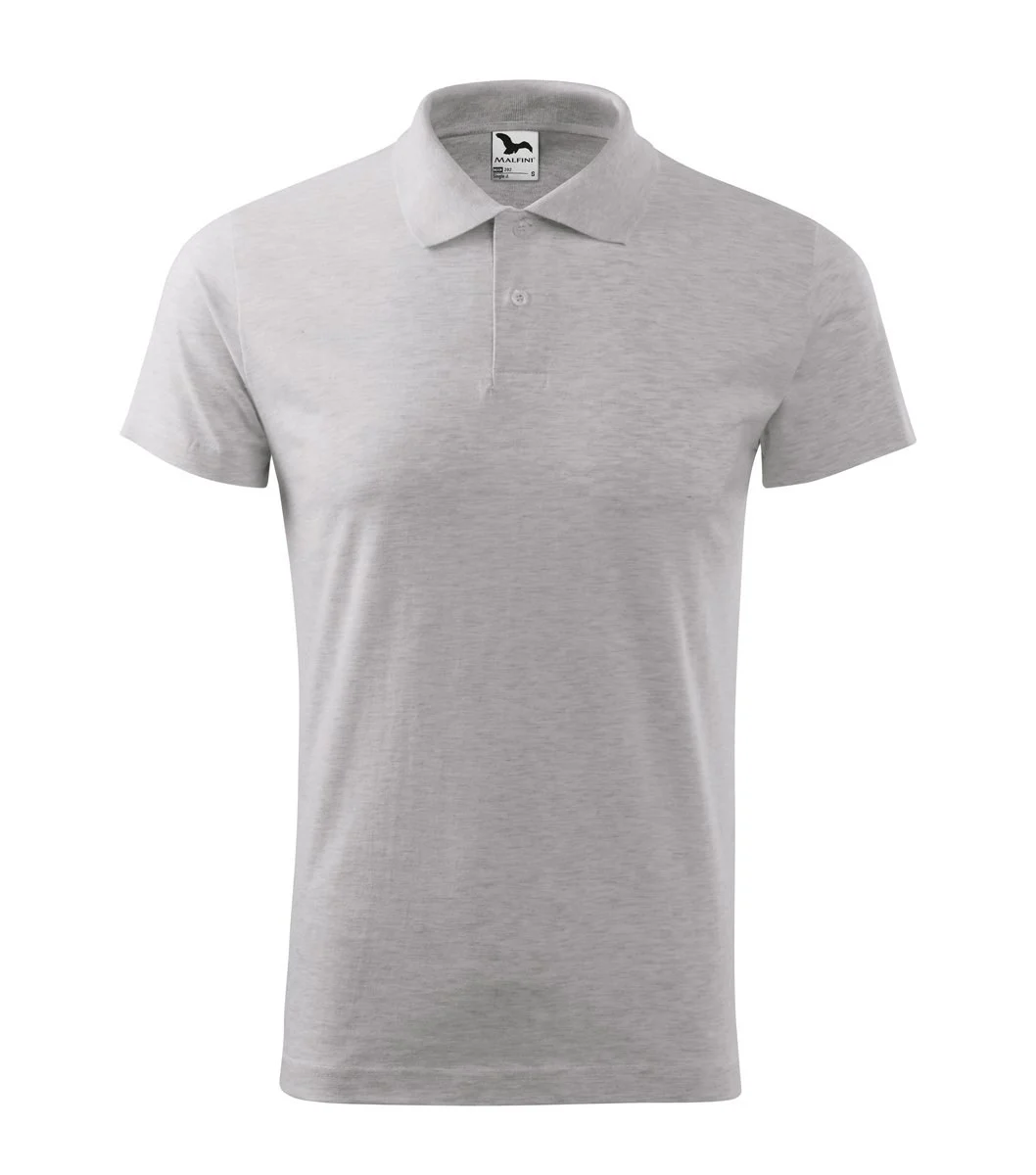 Malfini 202 Polo – gris chiné helder