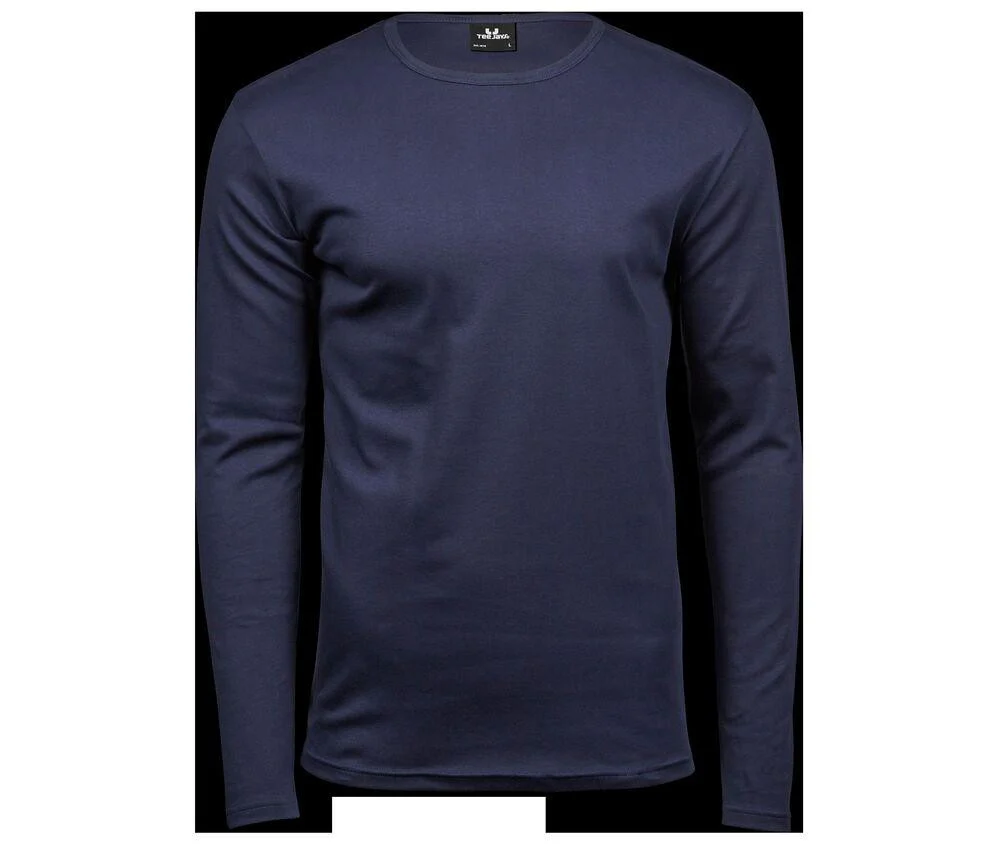 Tee Jays TJ530 Interlock T-shirt Lange Mouwen Heren – Navy