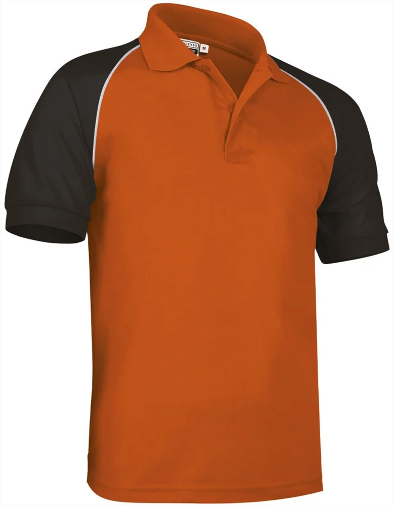 Valento POVARGC Venur Polo – party orange-black-white
