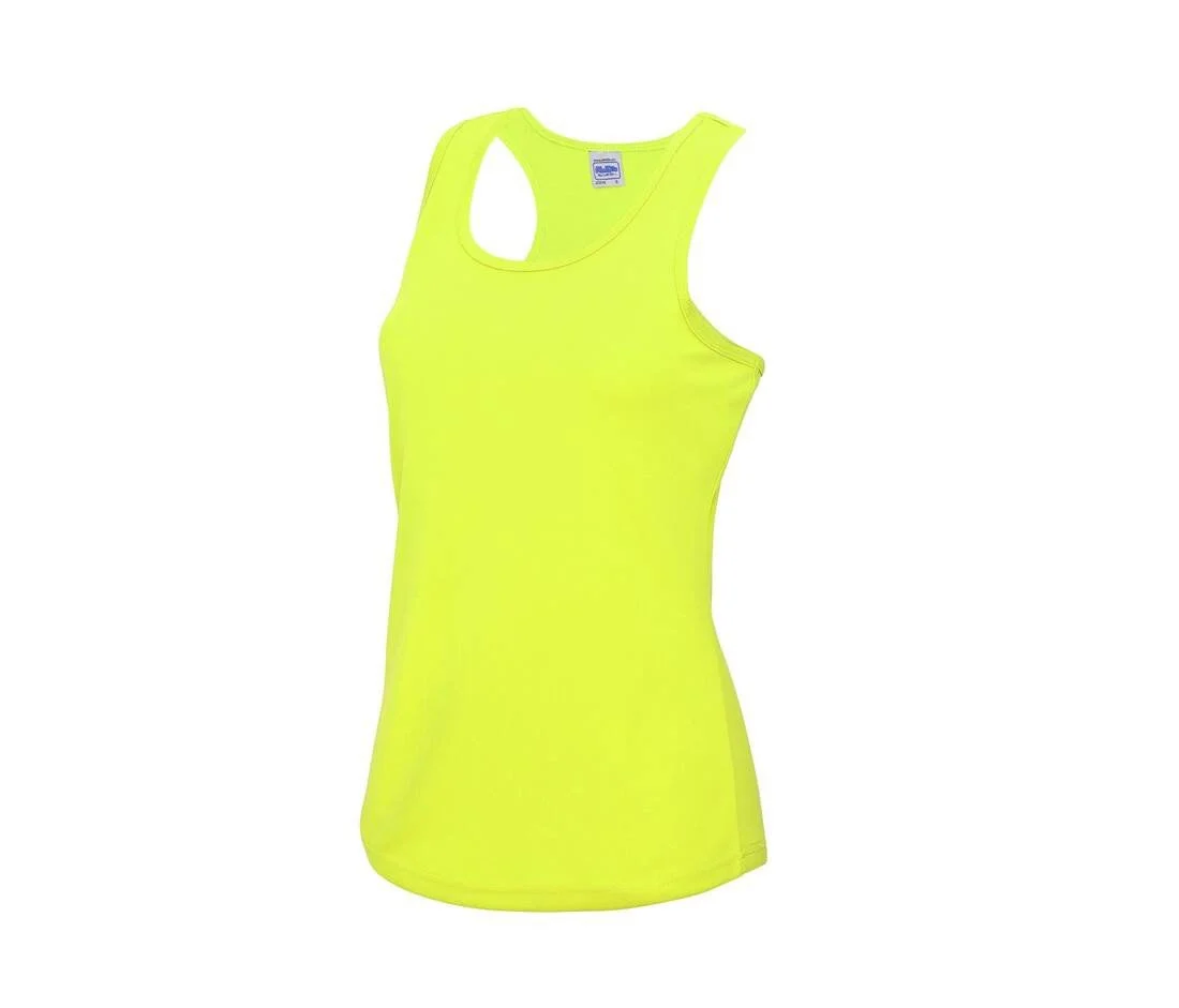 Just Cool JC015 Cool Sporttanktop Dames – Electric Yellow