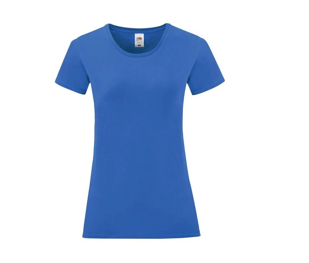 Fruit of the Loom SC151 Iconic T-shirt Dames – Royal Blue