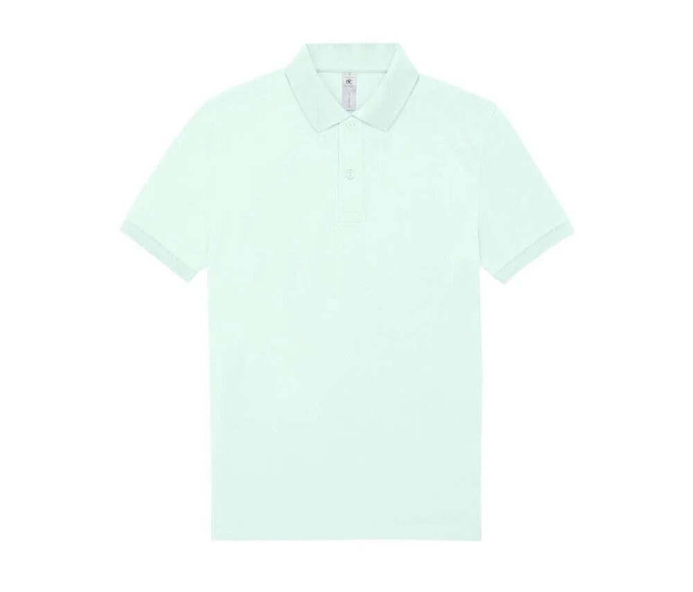 B&C BCU424 Fijne Piqué Polo – Blush Mint
