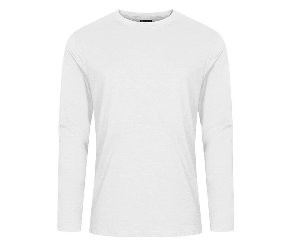 Promodoro EX4097 T-shirt Lange Mouwen – White