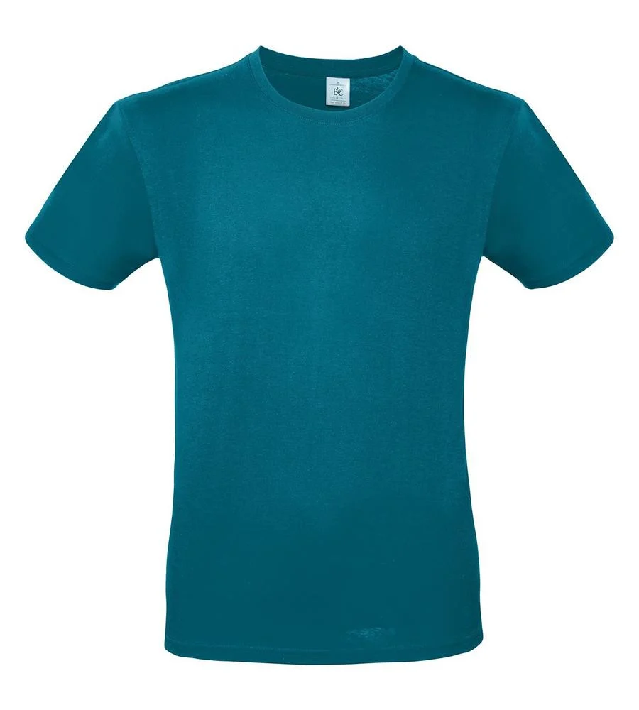 B&C BC01T #E150 T-shirt Heren – Diva Blue