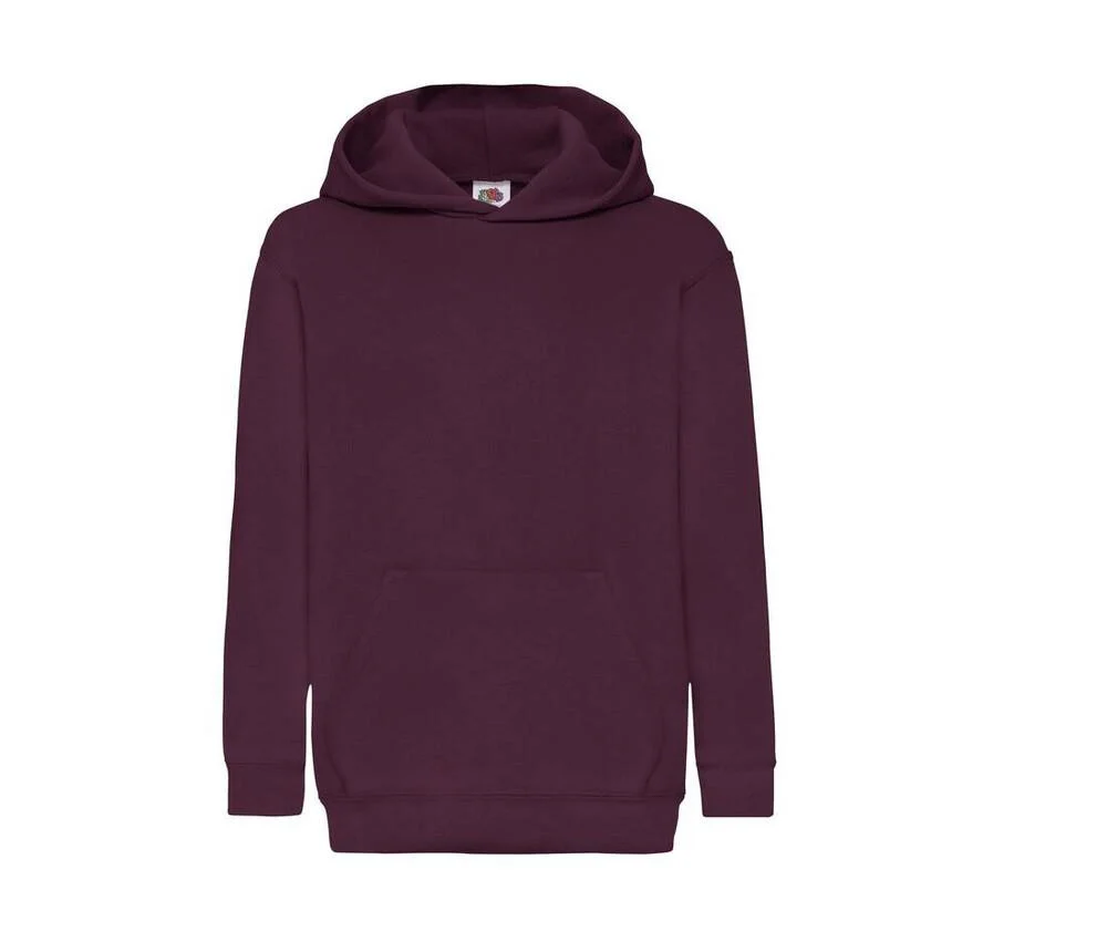 Fruit of the Loom SC371 Kinderhoodie – Burgundy