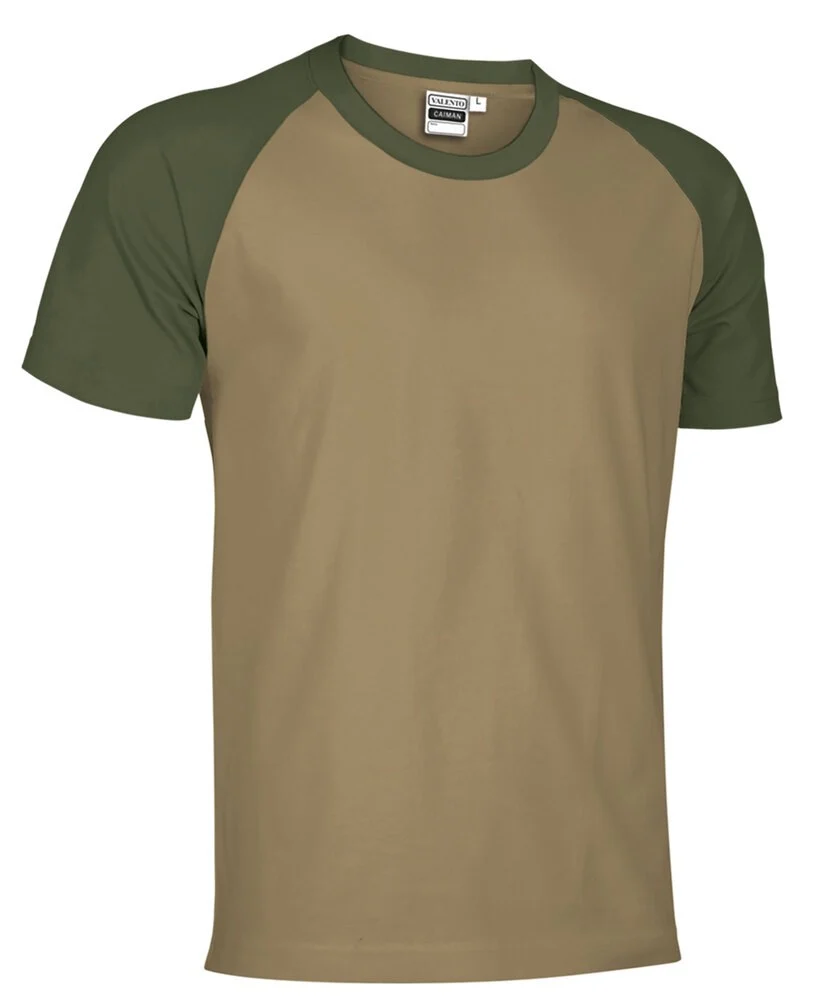 Valento CAVARGC Caiman T-shirt – kamel brown-military green