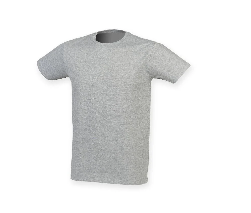 Skinnifit SF121 Feel Good T-shirt Heren – Heather Grey