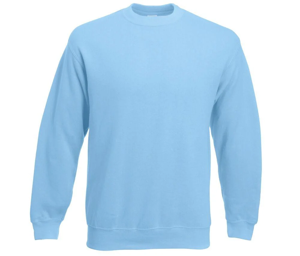 Fruit of the Loom SC250 Set In Sweater – Sky