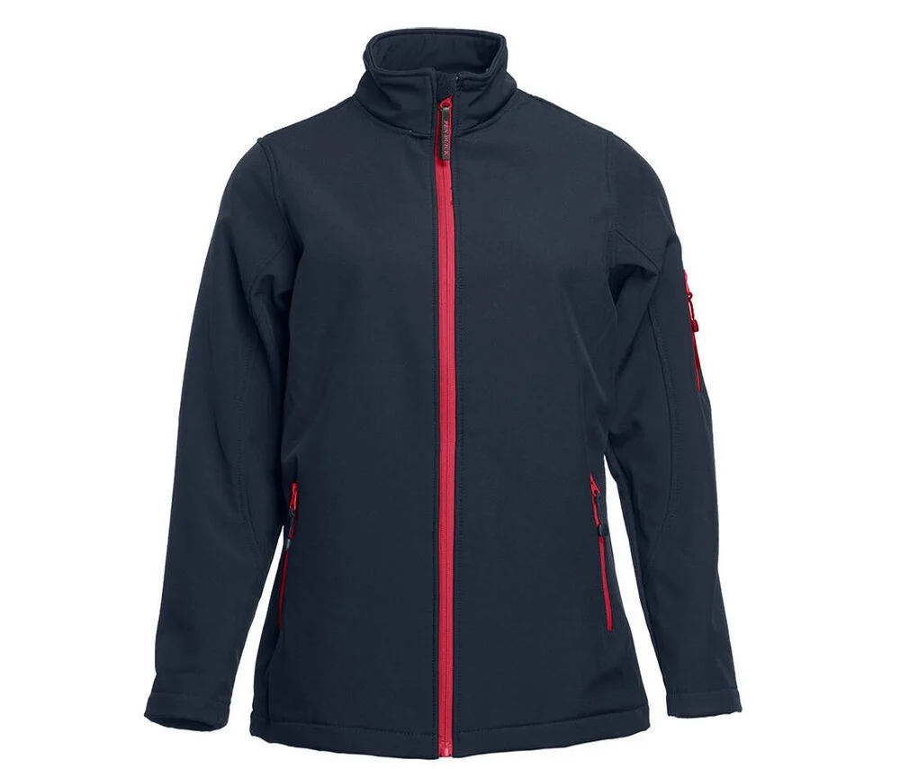 Pen Duick PK769 Atlantic Softshell Jas Dames – Navy / Red